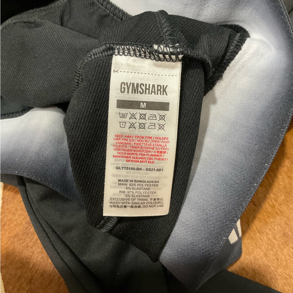 Gymshark Recess Track Top Black Size Medium - Picture 9 of 9
